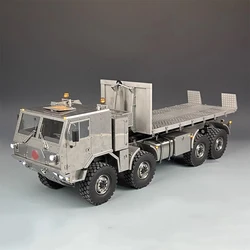 SCALECLUB 1/14 Truck Model Hydraulic Full Unloading Roll-off RC Truck T815 8x8 Full Metal Climbing Truck Toy