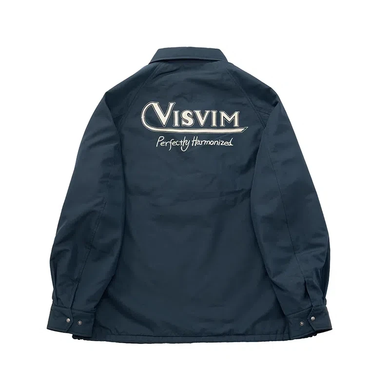 High Street VISVIM Limited Plush Thick Embroidery Loose Jacket Men\'s Clothing Women\'s Clothes Fashion Jacket