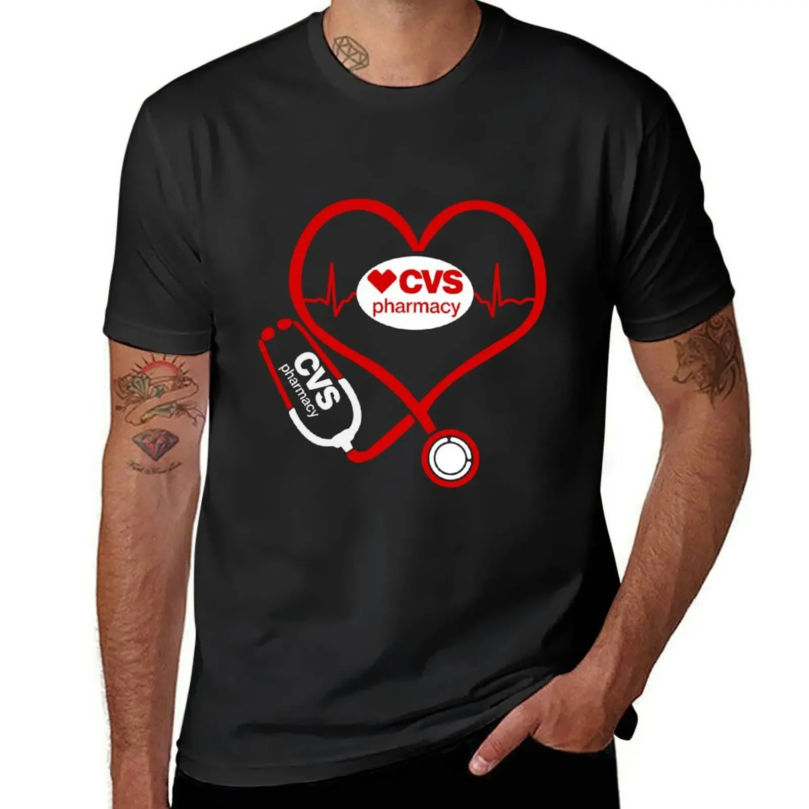 

Cvs Pharmacy Nurse Stethoscope Love Heartbeat, , Best Women 90s, Fashion Summer T-Shirt tees Men's t-shirts