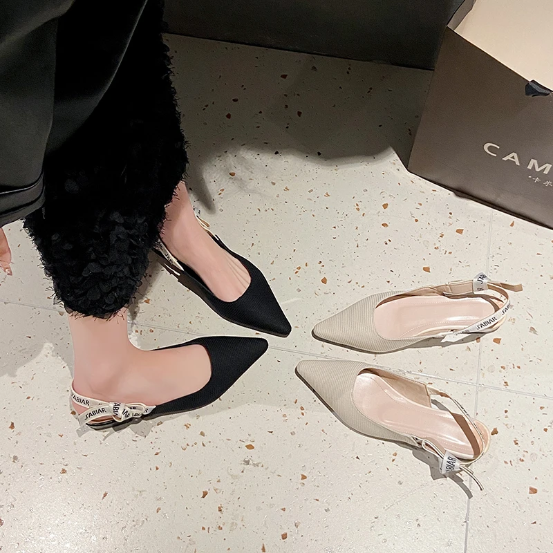 المرأة الربيع أزياء بسيطة بلون النعال المشي في الهواء الطلق مريحة عارضة ضوء انزلاق المرأة حذاء مسطح حجم 40 #6