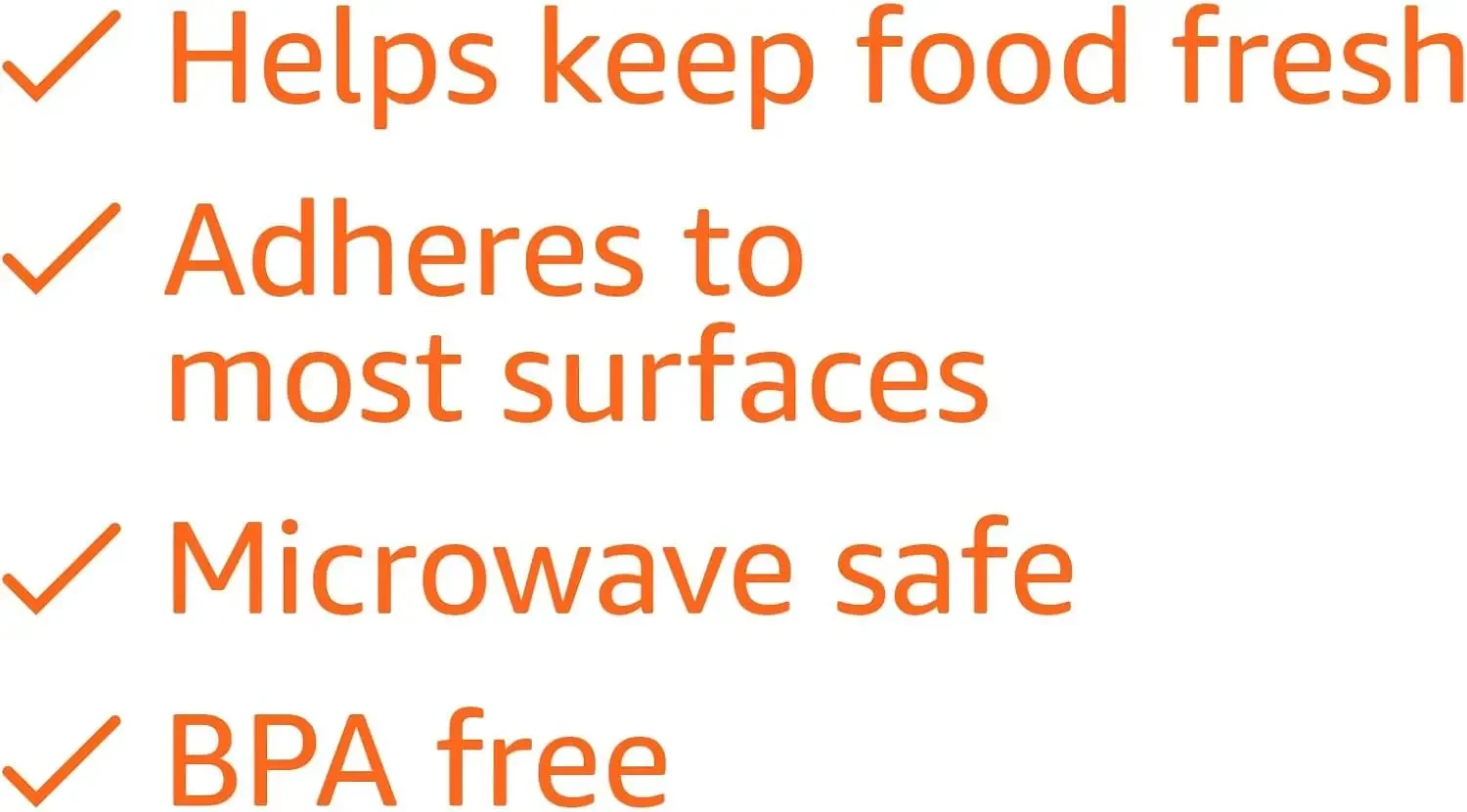 غلاف بلاستيكي بطول 300 قدم مربع، 3 عبوات من فيلم تغليف الطعام للمطبخ وتخزين المواد الغذائية