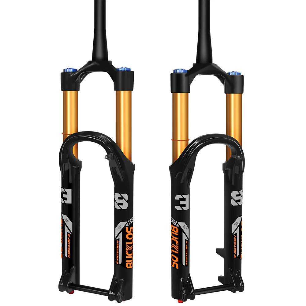 BUCKLOS Fahrradgabel 15*110mm Luftfederung DH-Gabel 27,5 Zoll 29 Zoll Steckachsen-Downhill-Bike-Gabeln Gerade/Konische Gabelrohre AM-Gabeln – Detail 33