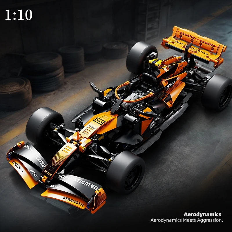 

NEW Technical Super 1:10 Sports Car Formula Racing Building Blocks City Speed Famous Vehicle Bricks MOC Assemble Toys Kid Gift