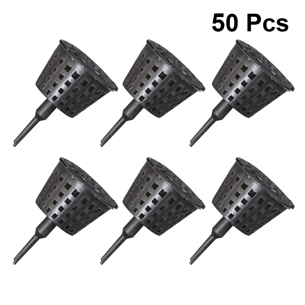 50 قطعة صندوق الأسمدة البلاستيك بونساي الأسمدة الحاويات الإفراج البطيء حامل المغذيات لزهرة الأوركيد حديقة النباتات الصغيرة