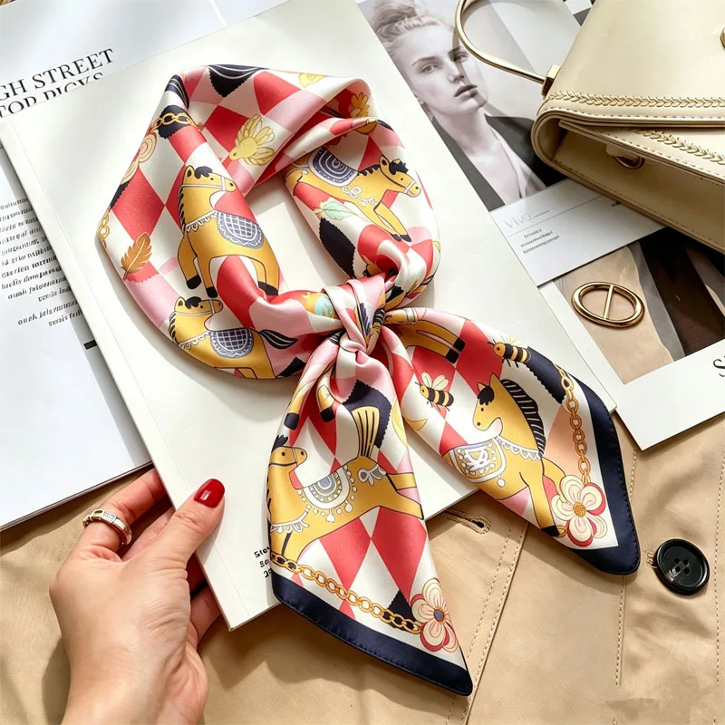 Ladies Handkerchiefs Hair Silk - Face Scarf Mask avis et prix