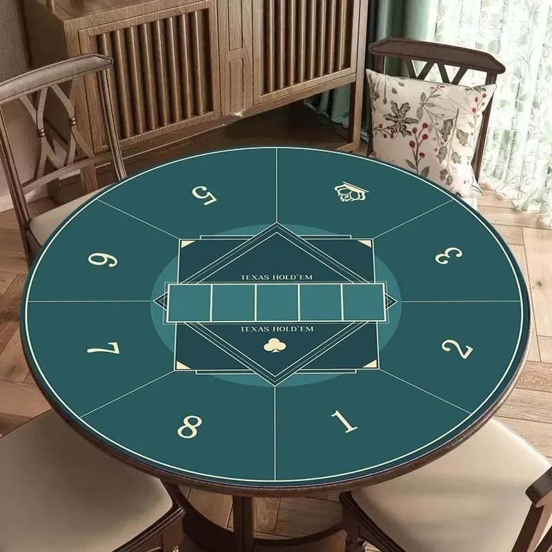 Texas Hold\'em Table Mat Thickened Stainproof Family Entertainment Casino Professional Table Mat Entertainment Accessories
