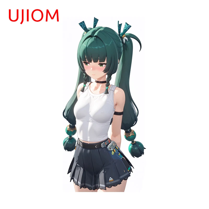 UJIOM Qingyi Wuthering Waves Game Wall Sticker Solar Home Case Adhesive Decal Unique Game Room Decor Accessories Toys Hobbies