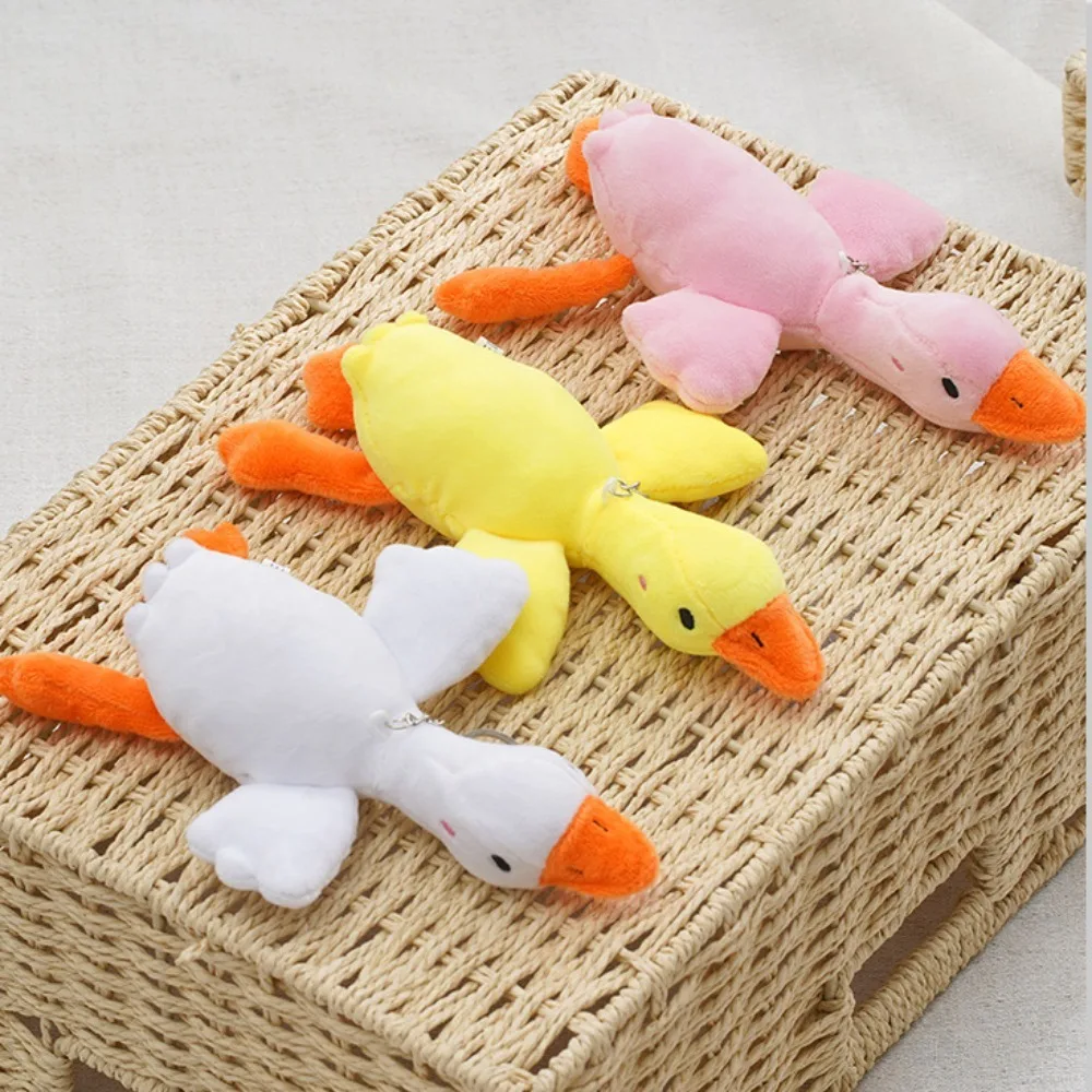 

Duck Keychain Plush Keychain Big Goose Doll Pillow Plush Toy Duck Plush Toys Fluffy Doll Keychain Cute Animal