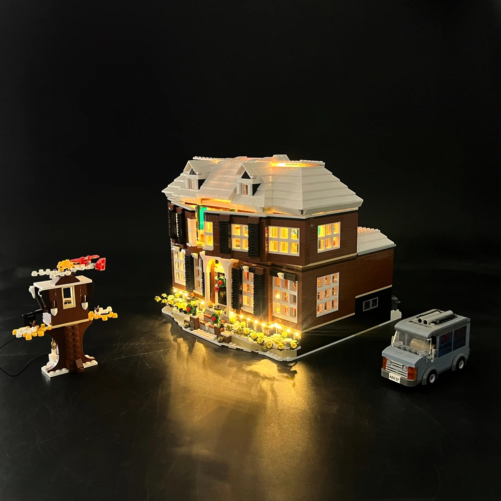 BYB LED Light Kit For 21330 Home Alone Building Blocks Set Remote Control (Not Include Model)