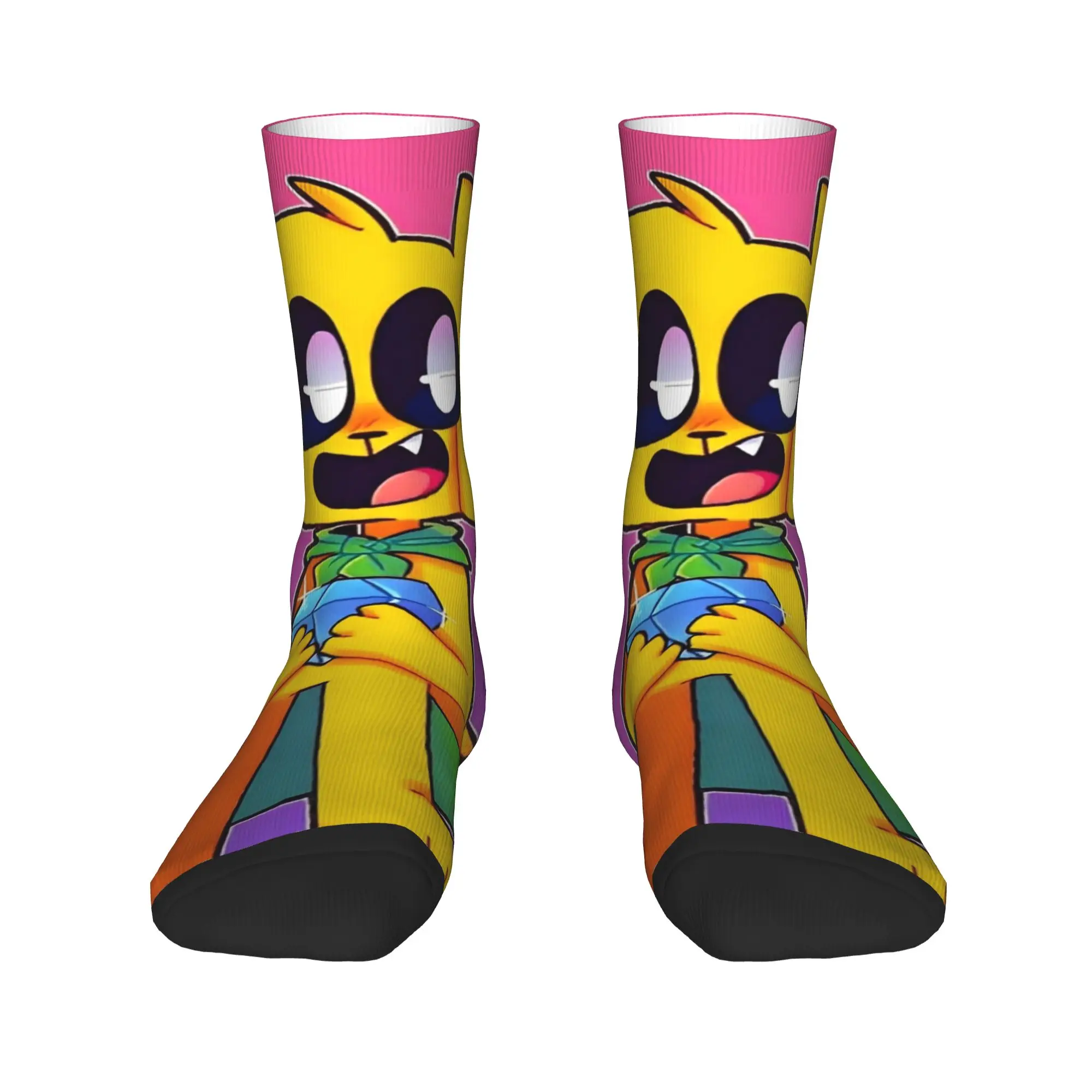 Paar Socken Mikecracked Mikes Strümpfe Anti Skid Weiche Socken Winter Retro Grafik Radsocken