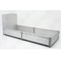 RC 1/14 Tractor Truck Fenced Carriage Kit Body Cargo Box For 1/14 Tamiya Rc Truck Trailer Tipper For MAN F2000 Car Diy Parts