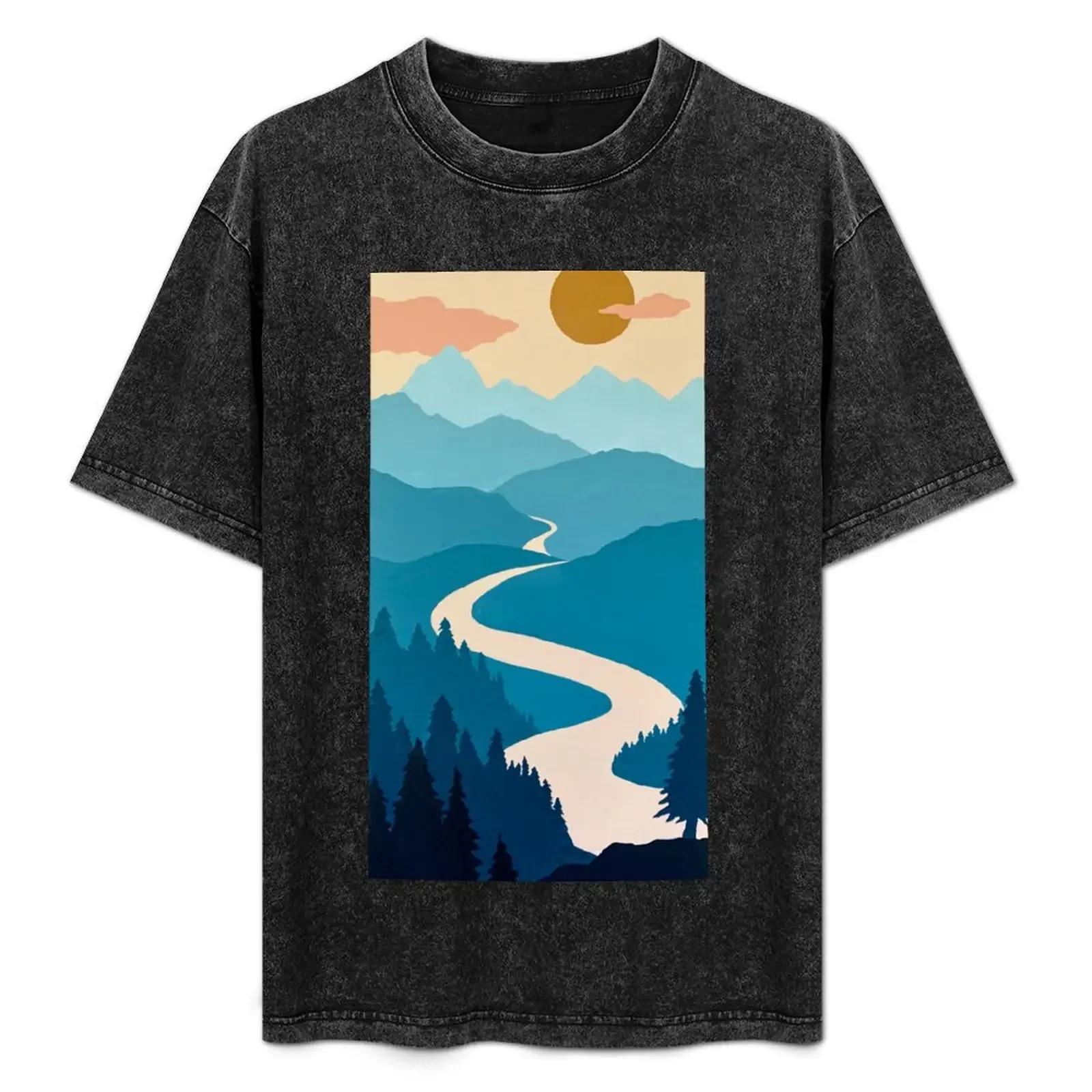 

Gaining Some (Mountain) Perspective (Pink Clouds) T-Shirt hippie clothes sports fans new edition mens fashion