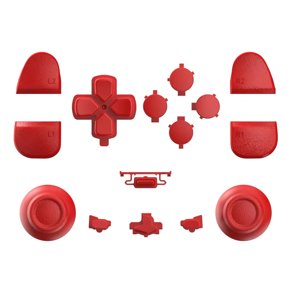 DATA FROG Replacement Bullet Buttons Analog Thumb Sticks Repair Mod Kit For PS5 Game Controller Accessories