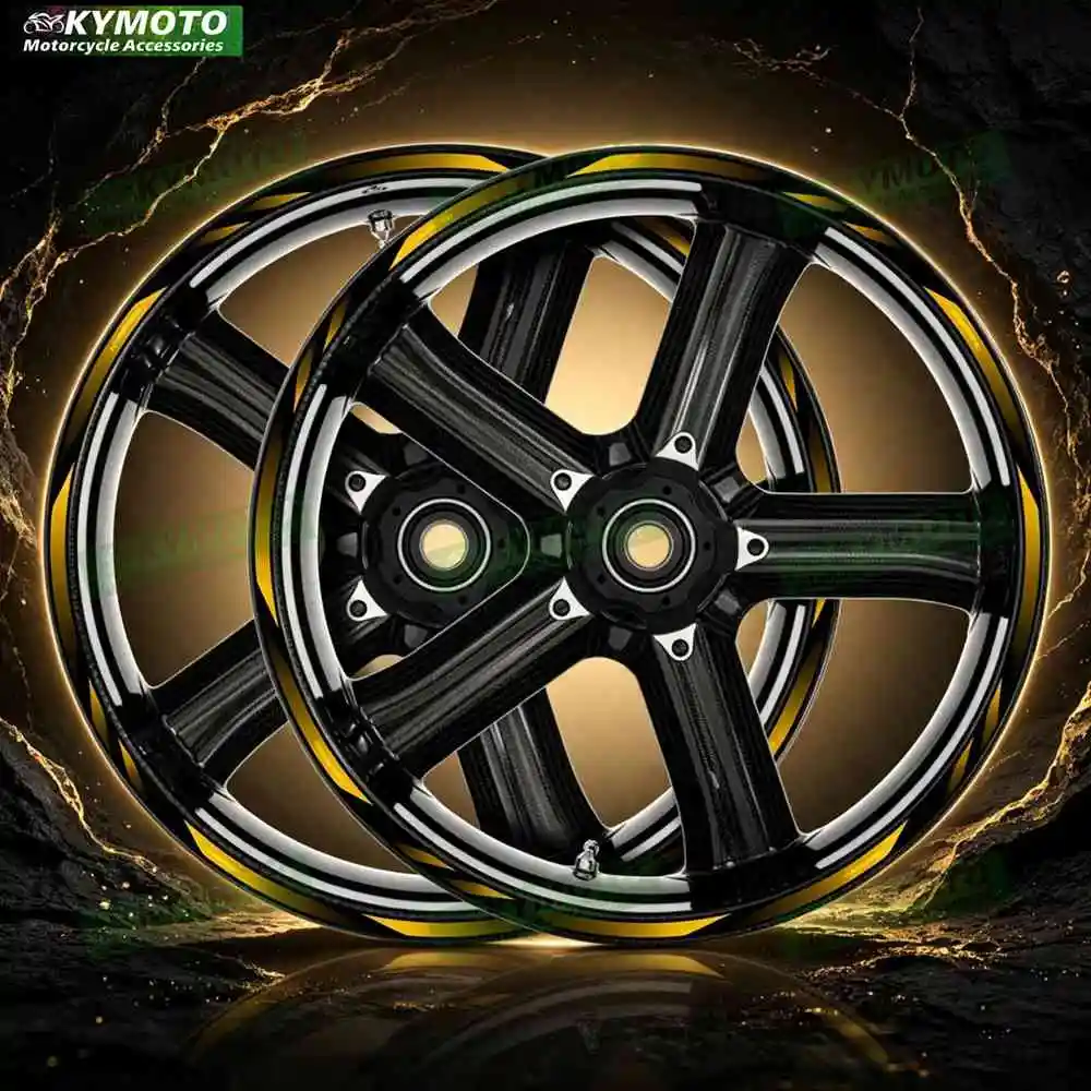 Reflective motorcycle wheel decals waterproof wheel wraps rim stripes 17-inch fairing modification for VERSYS650 VERSYS 650