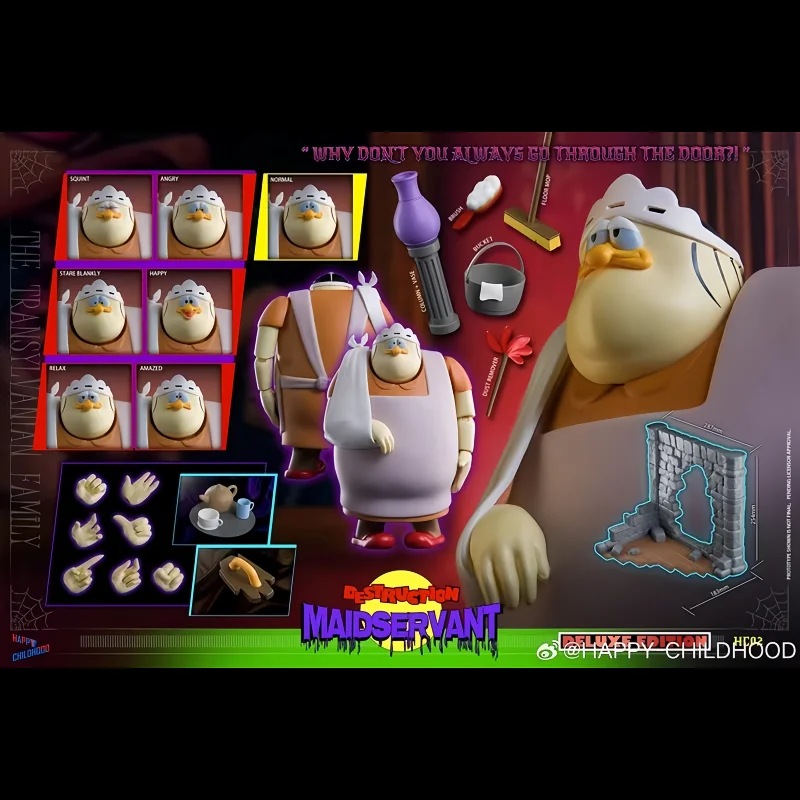 

Happy Childhood Anime Toy Destruction Maid Count Duckula Nanni New Model Collection Doll Toys