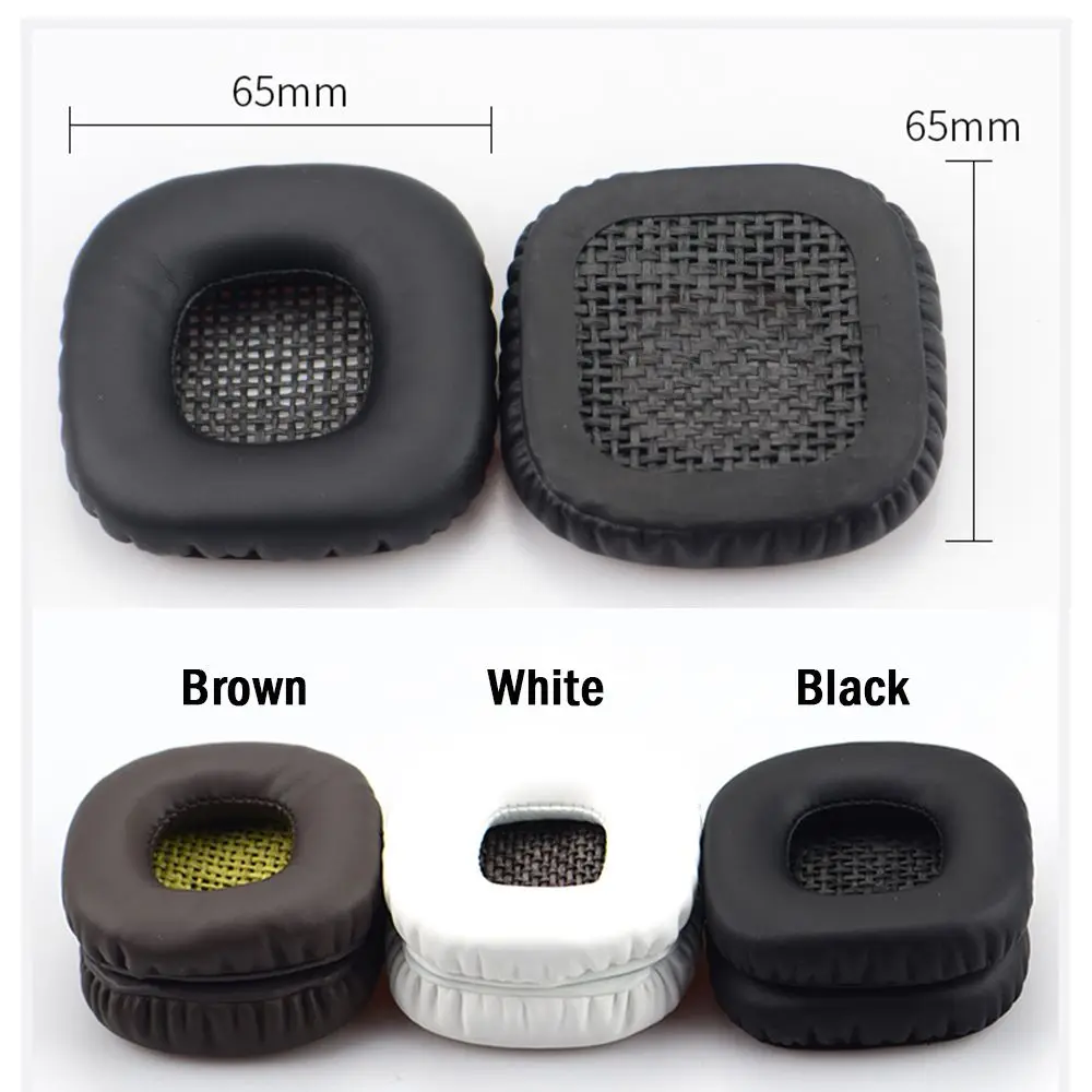 1Pair Soft Headphone Headset Replacement Foam Ear Pads Cushion Cover For Marshall Major I II