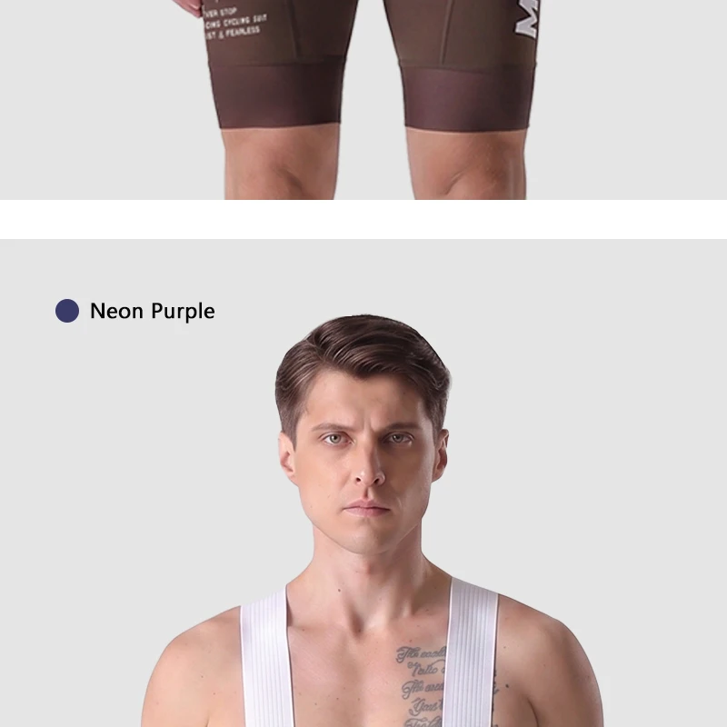 MKEW 2026 Herren-Latzhose Race Fit Schnelltrocknend und Atmungsaktives Gewebe mit Hochdichter Polsterung für Lange Fahrten – Detail 19