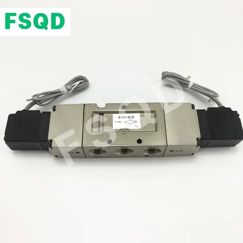 

Пневматический электромагнитный клапан VF5320-4G-03 VF5320-5D-03 VF5320-5DZ1-03 FSQD, пневматический компонент серии VF5000, пневмоинструменты