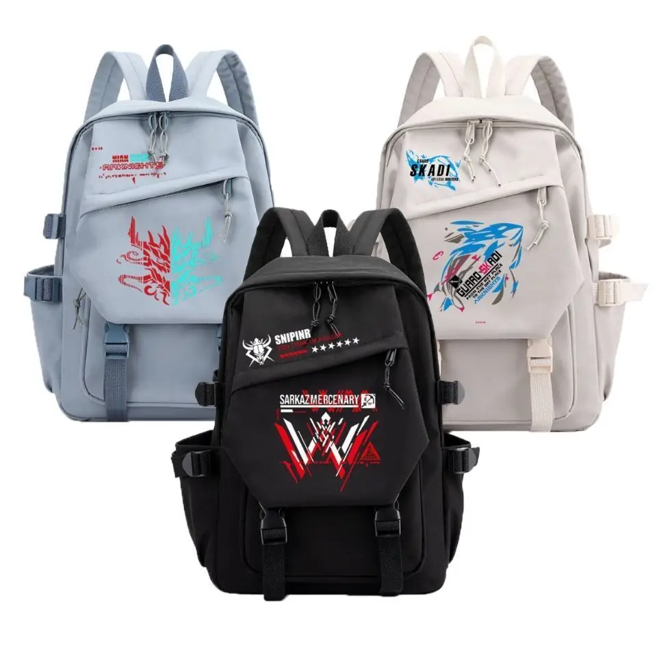 

Arknights Anime Game Merchandise Amiya Unisex Student Backpack Workwear Style School Bag Anime