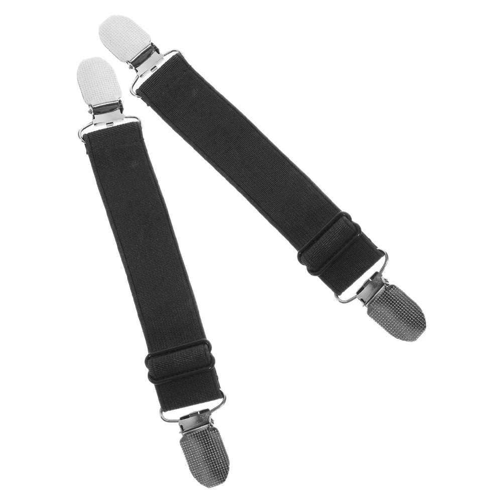 

2pcs Elastic Cuffs Strap Boot Clips Adjustable Band for Pants Windproof Snowproof Cycling Motorcycle Leg Holders Pants Fixing