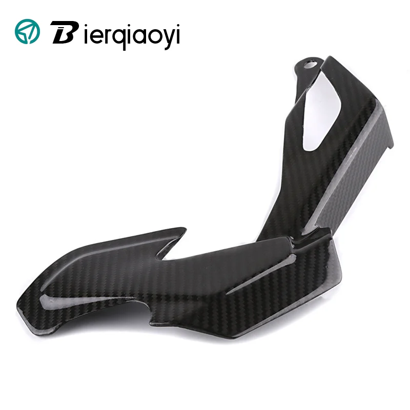 Motorcycle Front Chain Guard Protection Cover For Yamaha MT10 FZ10 R1 2016-2022 MT 10 FZ 10 True Carbon Fiber Chain Cover Shell