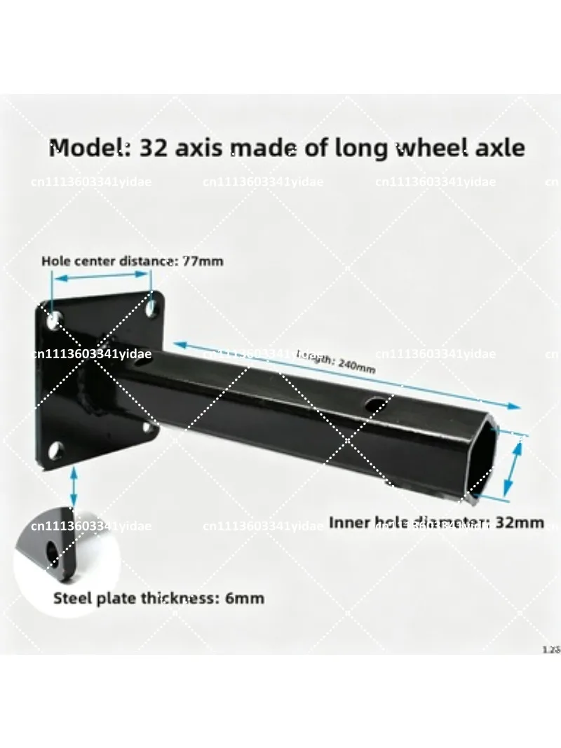 Micro Tiller 32 Axles Lengthened Wheel Axles Tire Axles for Gas Diesel Engine Tool Accessories