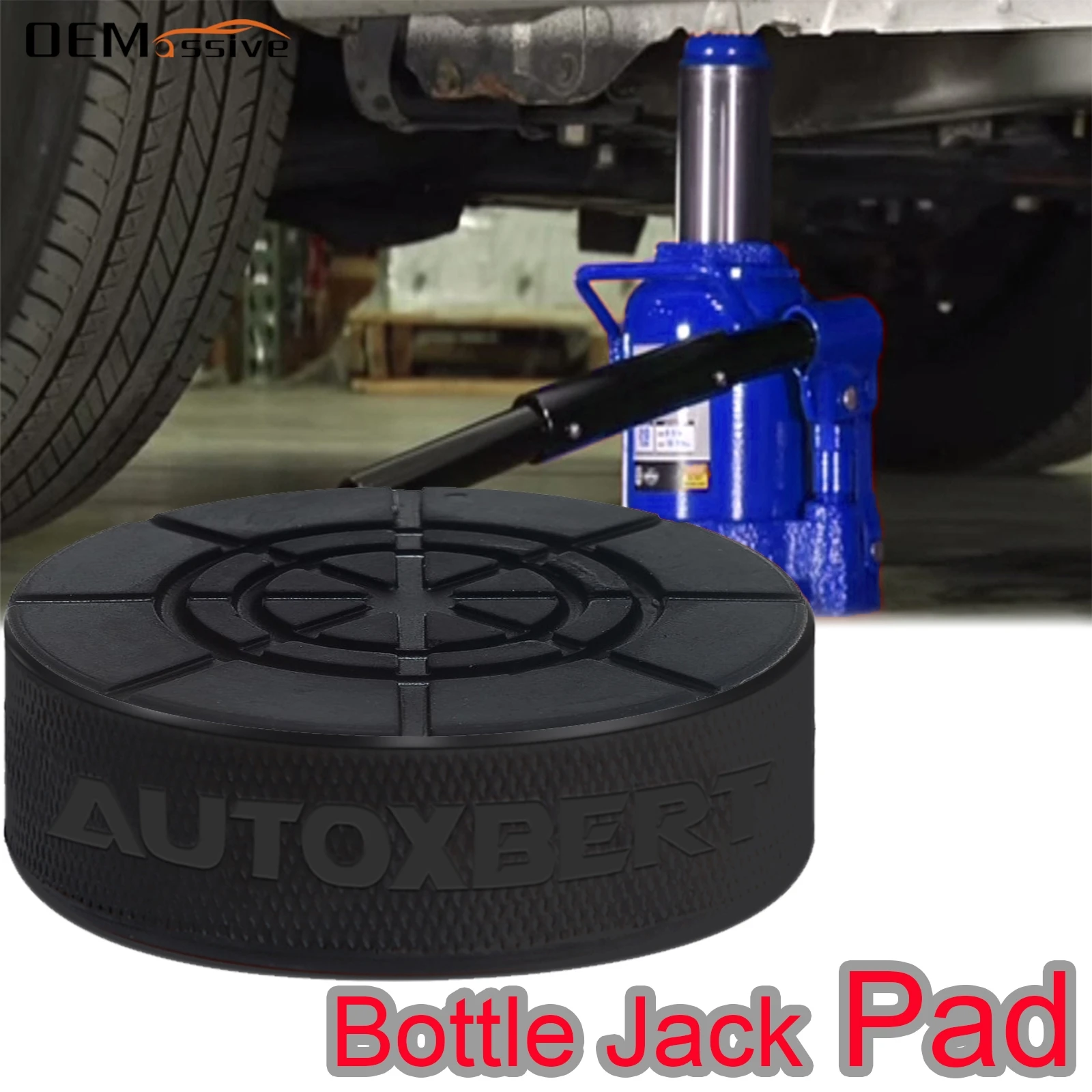 Universal Bottle Jack Rubber Pad Anti-slip Adapter Support Block Car Lift Tool 2 - 10 Ton Bottle Jacks Jacking Points Repair New