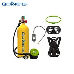 QDWETS Scuba Tank 2.3L Capacity Equipment Specialized Scuba Tank Diving Bottle Oxygen Cylinder 30 Minutes Snorkeling Equipment