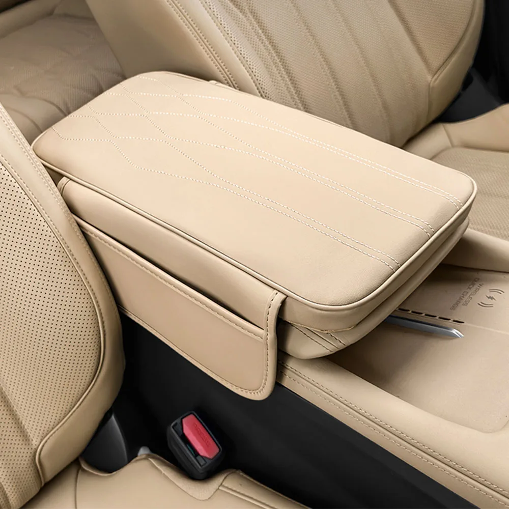 

For 2025 Geely Monjaro KX11 Manjaro Armrest Box Height Pad With Built-in Storage Bag Interior Modification Supplies Support Arm