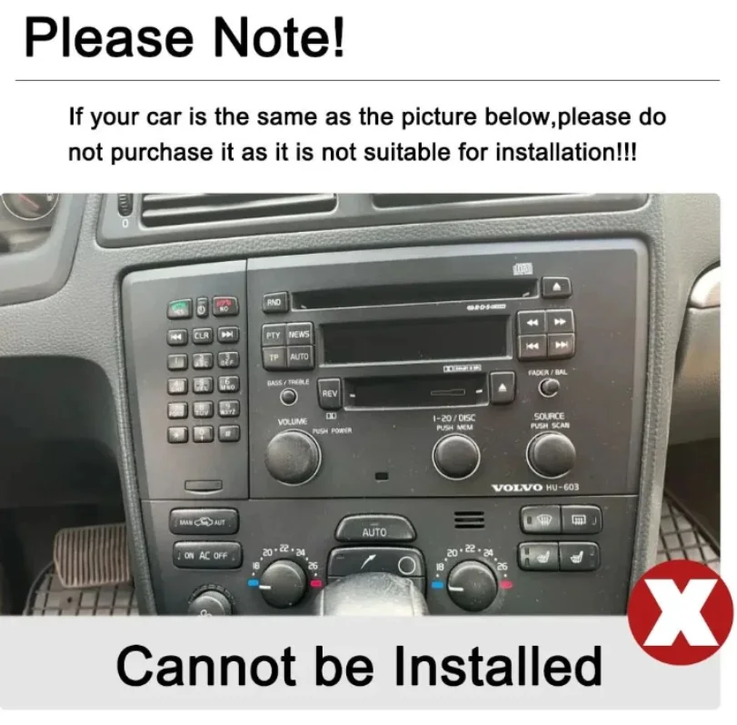 Android 16 Auto For Volvo XC70 V70 S60 2000-2009 Car Radio Stereo Multimedia Player GPS Navigation Wireless Carplay Stereo tools view 2