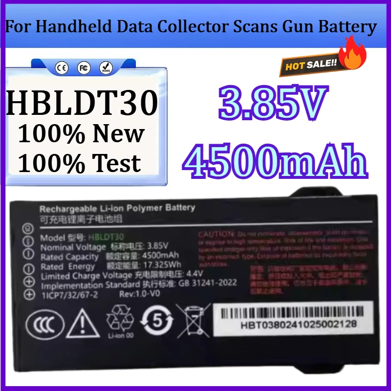

New HBLDT30 3.85V 4500mAh High Quality Battery for Handheld Data Collector Scans Gun Battery
