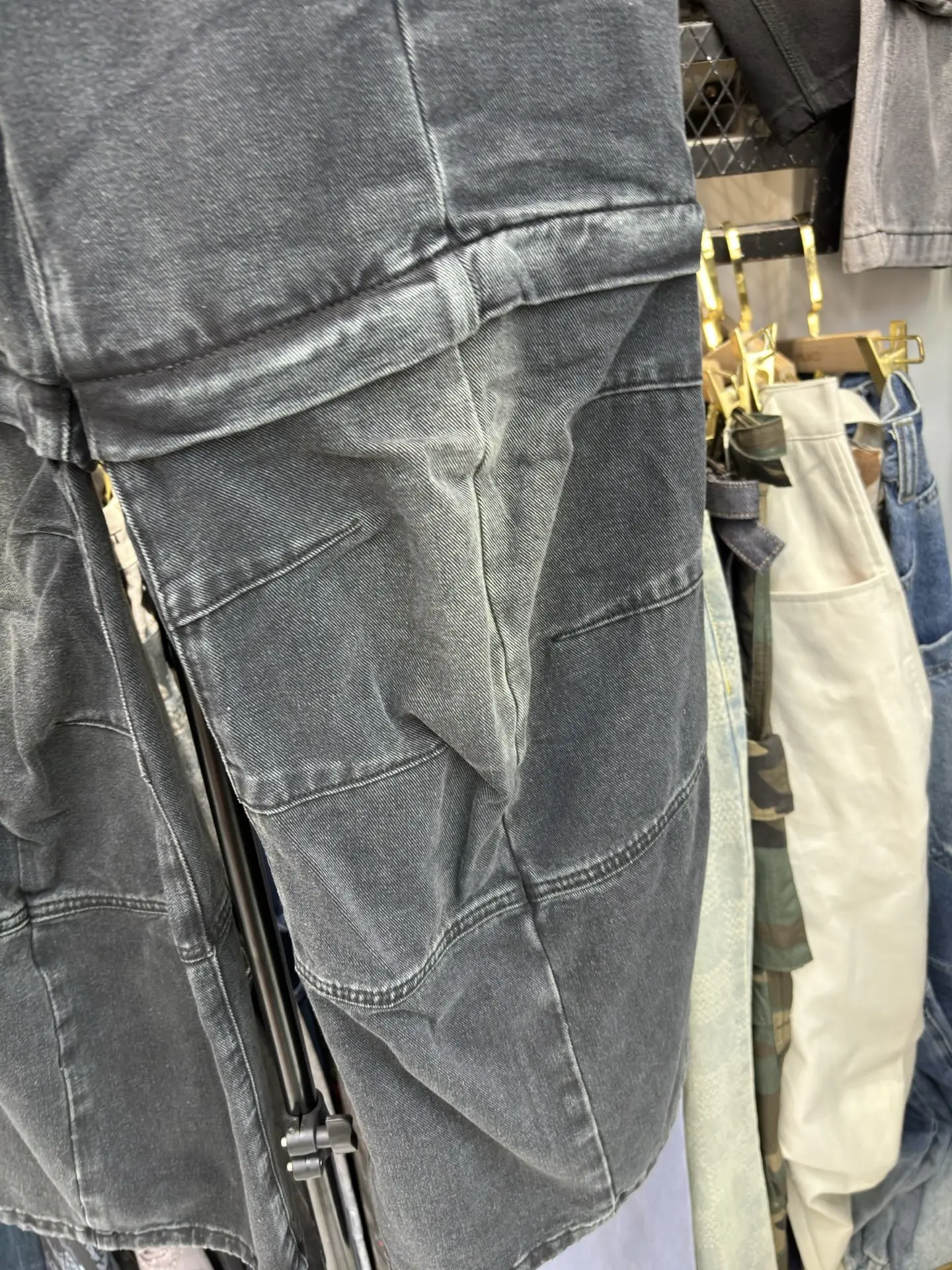 بنطلون جينز MIJKO متوهج للرجال والنساء قابل للغسل وقابل للفصل للجنسين #6