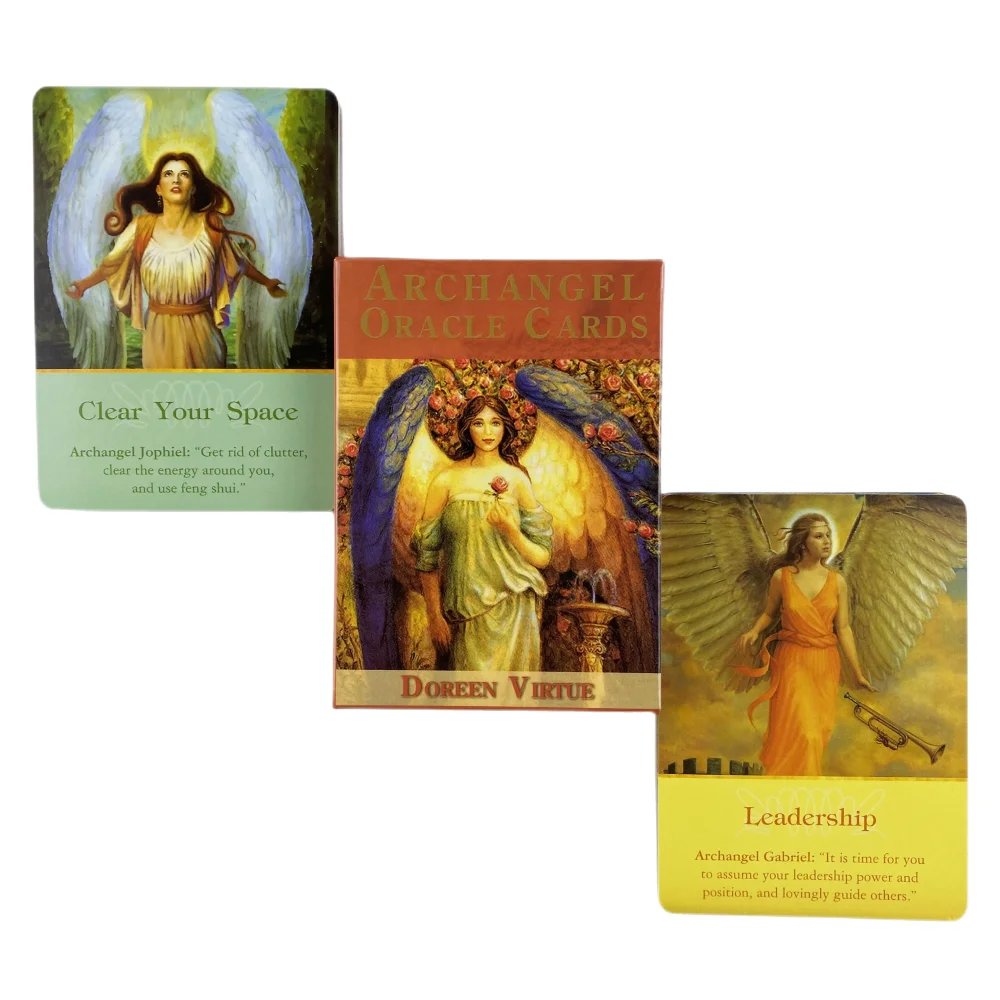 Angel Oracle Cards Game Fortune-telling Tarot Divination Visions Edition Messages Board Deck