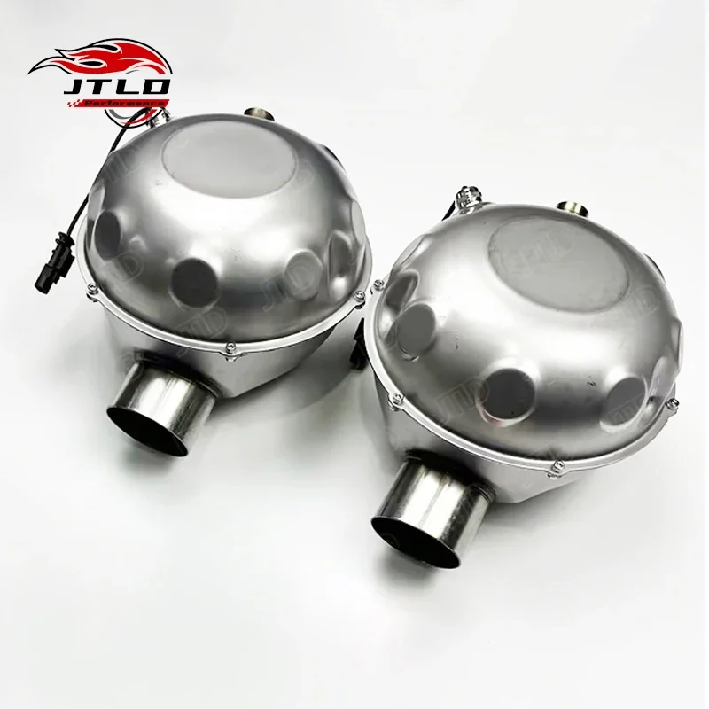 

JTLD Active Sound Dual Drums Exhaust Electronic Booster Speaker For Universal Car Exhaust System
