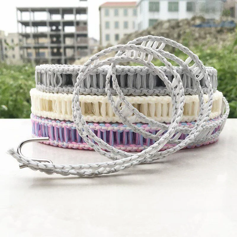 

Portable Outdoor Clothesline Anti-Slip Windproof Quilt Drying Rope Thickened Wide Plastic Storage Organization Tools