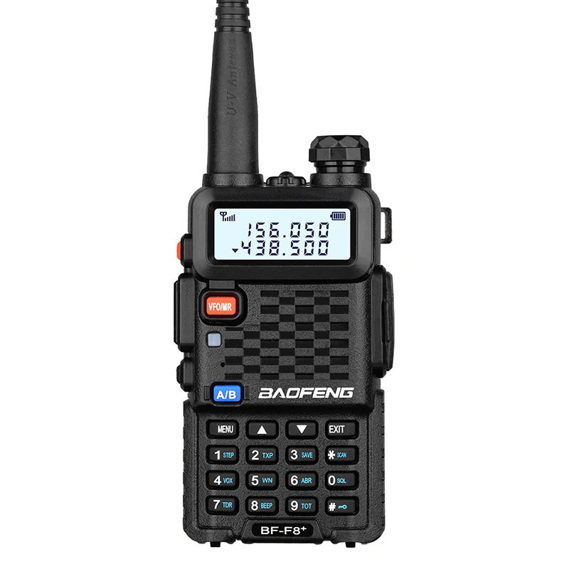 BAOFENG-walkie-talkie BF-F8 +, Radio de largo alcance mejorada, 5W, banda Dual, portátil, Pofung F8 +, transceptor bidireccional para exteriores