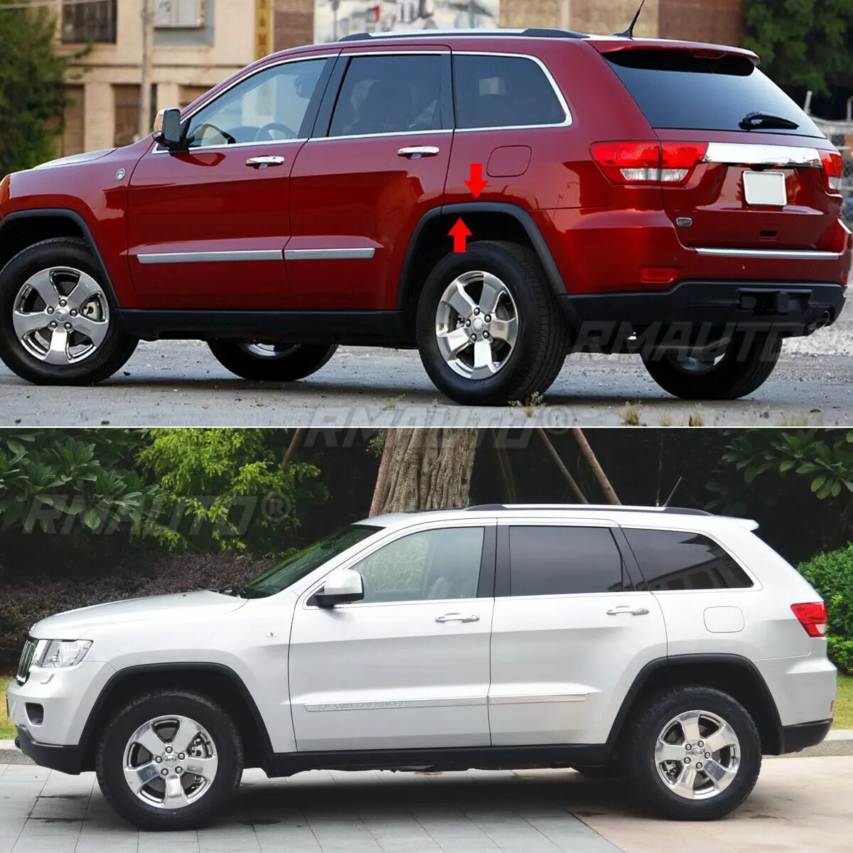 

Grand Cherokee 2011 - 2021 Rear Wheel Arch Eyebrow Trim 1MP36RXFAE