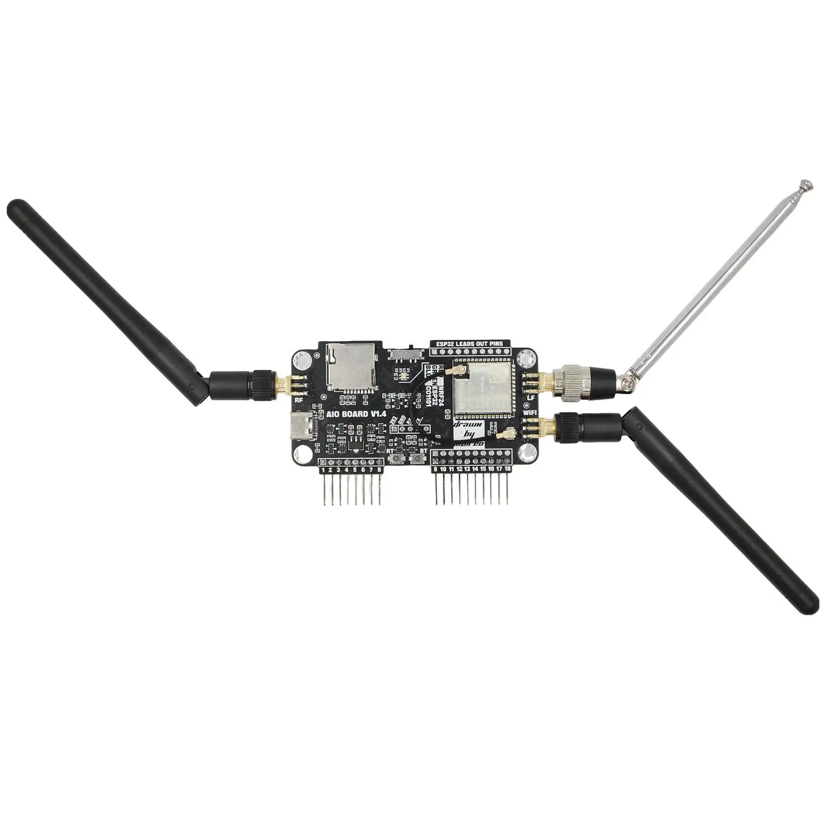 Imagem -04 - Módulo Multifuncional Flipper Zero Módulo Ethernet Alto Ganho Cc1101 Wifi em Nrf24 Mais Esp32 +