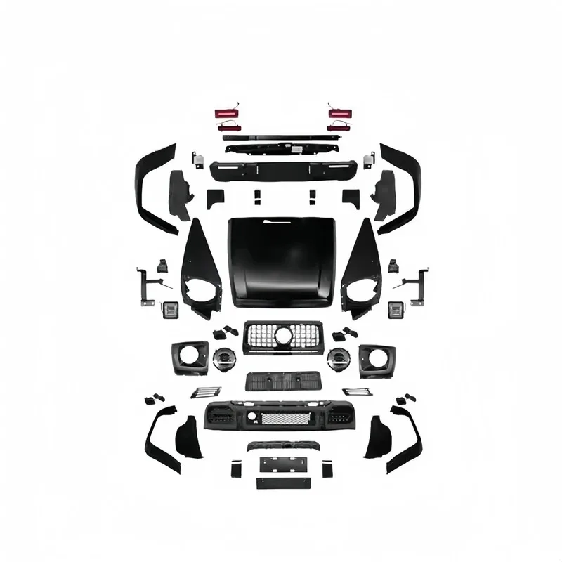 BTC طقم الجسم عالي الجودة لـ G-class W463 G55 G350 G500 ترقية G63 طقم الجسم الواسع الوفير الجمعية الحاجز هود