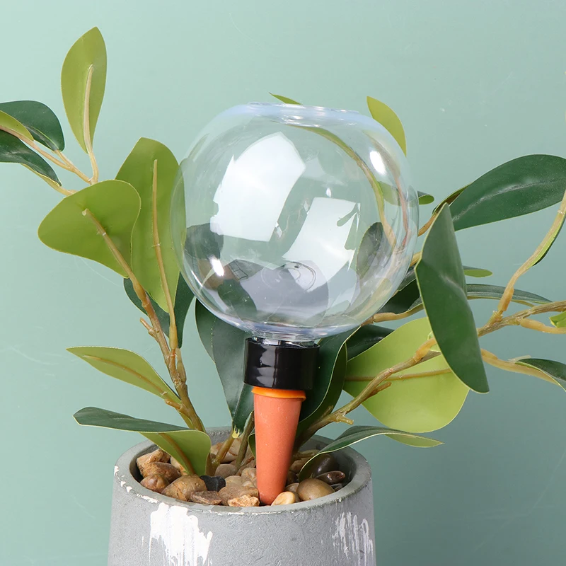 ^1Pc 500ML Self Watering Plant Watering Bulbs Automatic Drip Irrigation System For Garden Flower Plants Watering Balls Devices