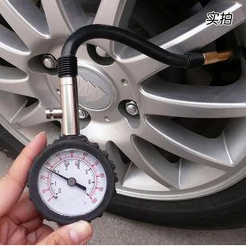 Car Universal Tyre Air Pressure Tester High-precision Long Tube Tire Gauge Meter For Auto Motorcycle Truck Bike Measurement Tool