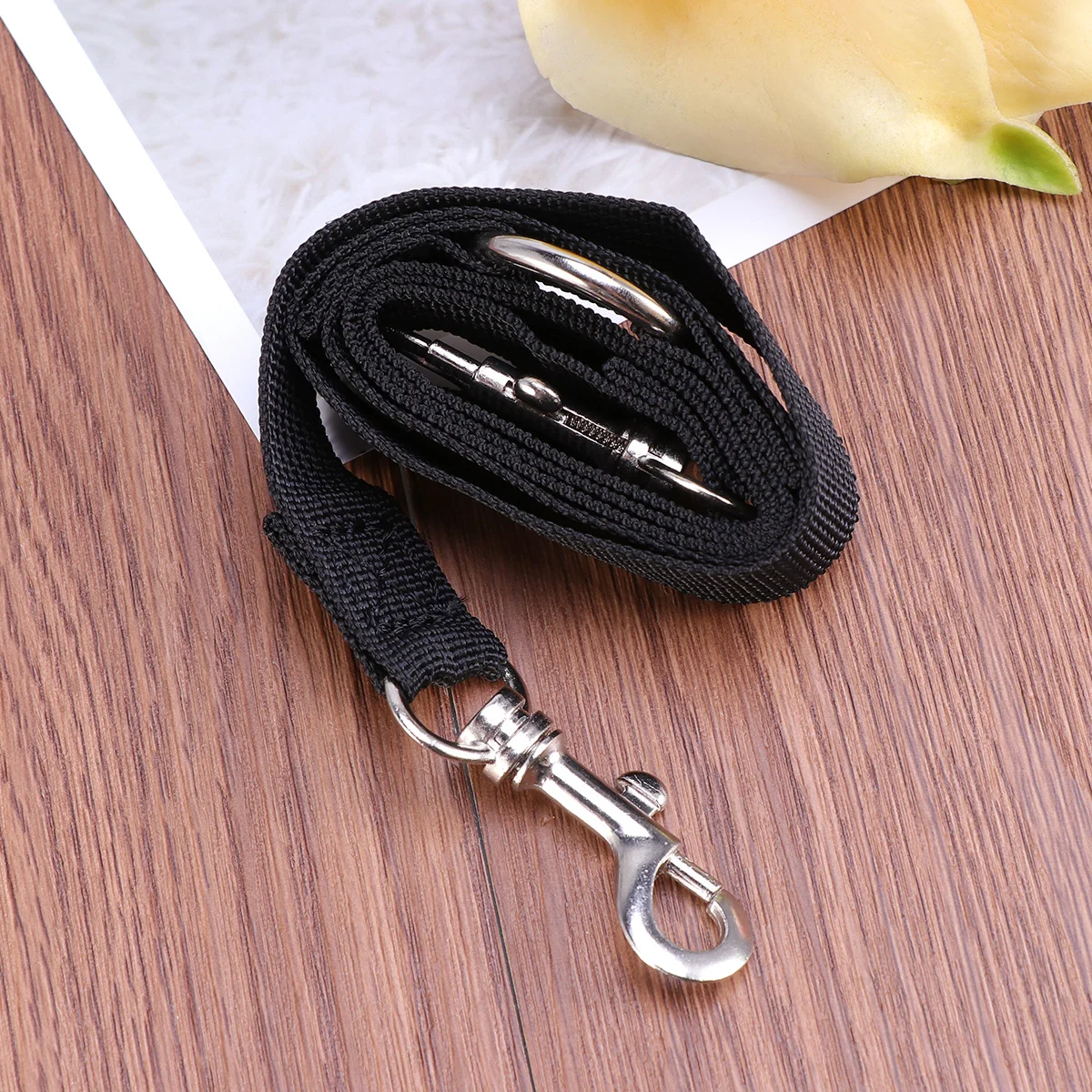 

Dual Dog Leash Coupler 1 Inch Heavy Duty Nylon Adjustable Splitter for Walking Small Medium Large Pets Black