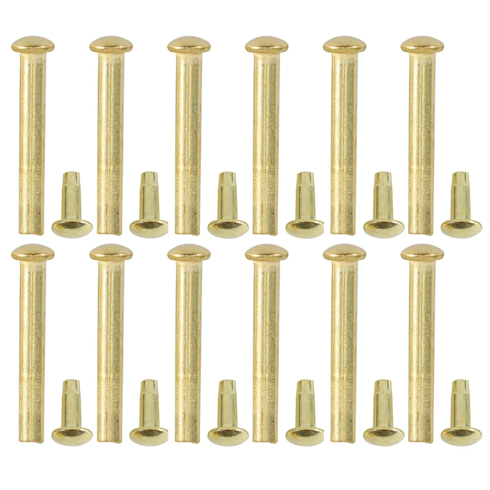 

20 set Folding Shaft Rivets Repair Kit Golden 21Mm Replacement Fastener Nails Foldable Hand Durable Metal Secure Fastening