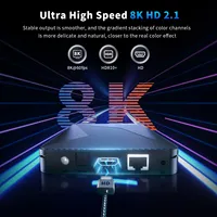 X88 PRO X5M Android 14 TV Box Amlogic S905X5M CPU 2.0GHz HDR 8k Dual Wifi 2.4G 5G BT5.0 1000M Lan 3D