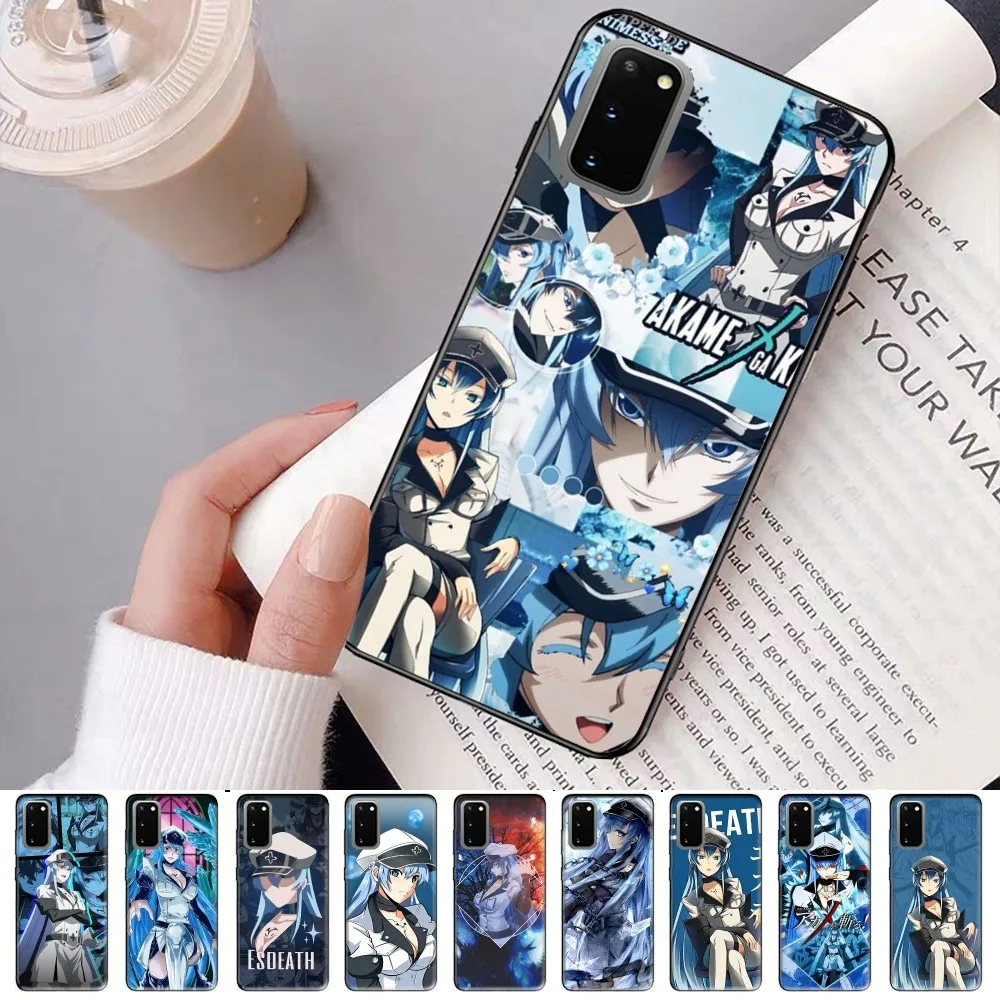 Akame Ga Kill Esdeath Phone Case For Samsung S 9 10 20 21 22 23 30 23plus lite Ultra FE S10lite Fundas