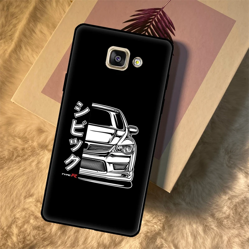 JDM نوع R سيفيك الرياضة سيارة حقيبة لهاتف سامسونج غالاكسي M23 M13 M16 M11 M21 M31 M20 M54 M14 M34 M52 M32 M12 M36 M56 M15 M55 #6