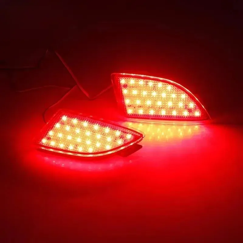 

2x for Mazda 3 Axela Red Lens LED Light Rear Bumper Reflector Tail Brake Stop Popular