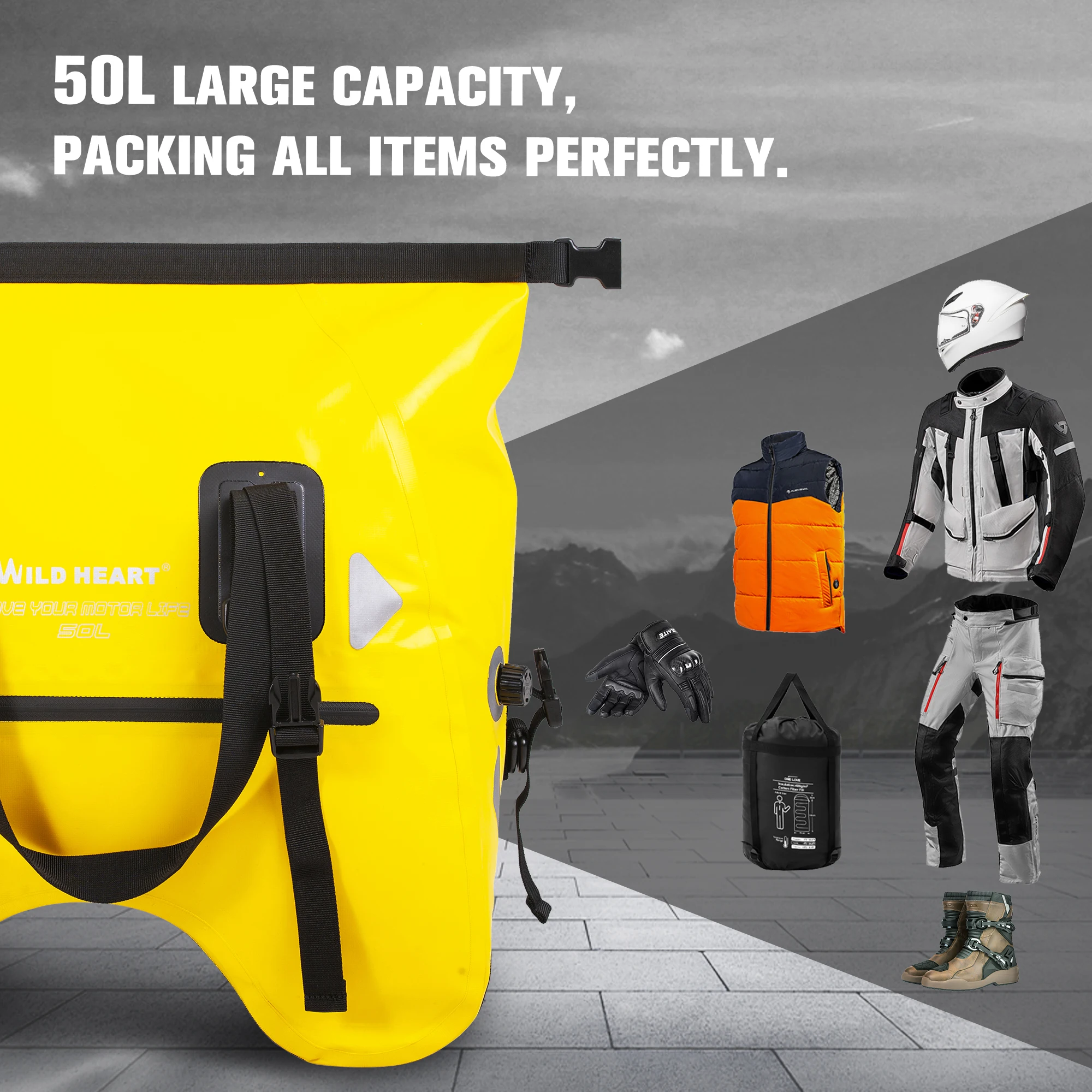 Bolsa Trasera Impermeable para - Motorcycle Gear Warehouse reseña y precio