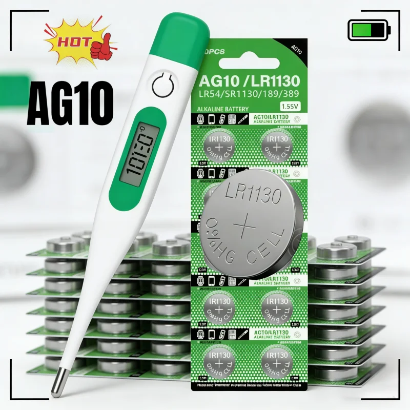 

10-200PCS AG10 LR1130 LR54 Alkaline Button Cell Batteries 389A L1131 D189 1.55V For Toys Watches Calculators