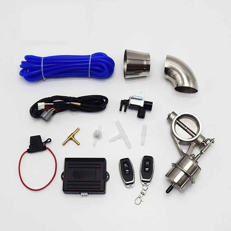 Universal Exhaust Cutout Vacuum Pump Vacuum Valve Control Unit+Exhaust Vacuum Solenoid Valve With Remote Control